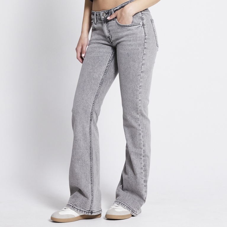 Low waist bootcut jeans "Low Boot" Grey 2